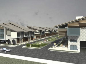 contemporary tropical village houses Modèle 3D