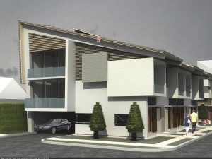 contemporary tropical village houses 3D 모델