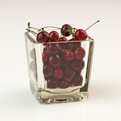 cherry Modelo 3D .c4d .max .obj .3ds .fbx .stl .blend 