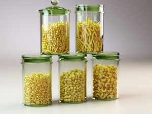 set pasta 5in1 3Dモデル