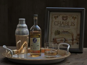 impostare il whisky Modello 3D