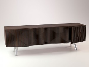 bedside table tv 3D 모델