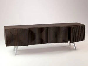 bedside table tv 3D Model