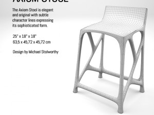 axiom stool 3D 모델