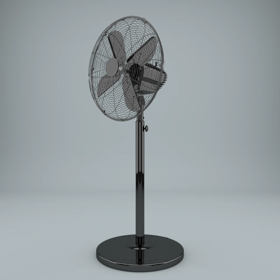 ventilator fan 3D Model .c4d .max .obj .3ds .fbx .stl .blend 