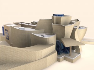 guggenheim museum bilbao 3Dモデル