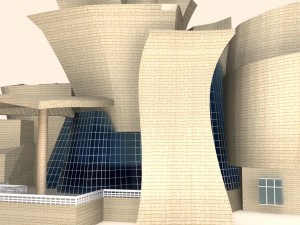 guggenheim museum bilbao 3Dモデル