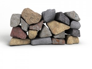 stone wall 1 Model 3D
