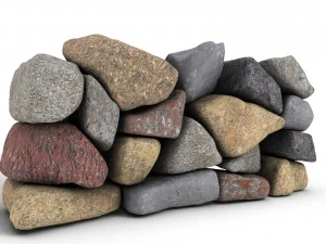 stone wall 1 3D Model