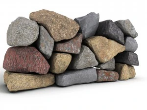 stone wall 1 3D Model