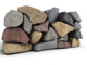 stone wall 1 3D Model