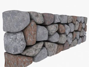stone wall 2 3D Model
