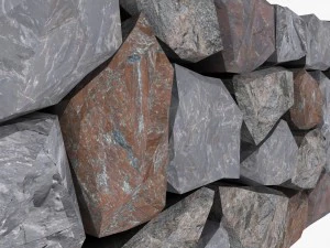 stone wall 2 3D Model