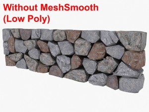 stone wall 2 3D Model