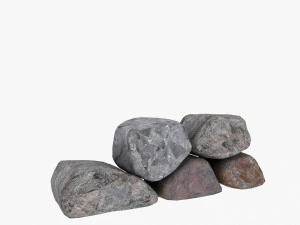 stone wall 2 3D Model