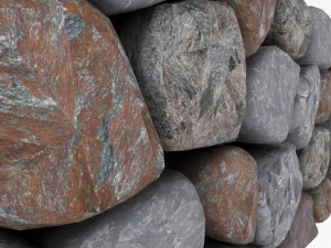 stone wall 2 3D Model