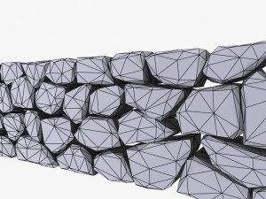 stone wall 2 3D Model