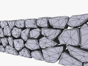 stone wall 2 3D Model