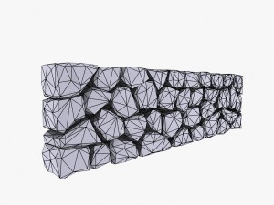stone wall 2 3D Model