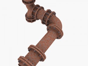 industrial pipes 3D Model