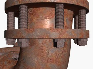 industrial pipes 3D Model