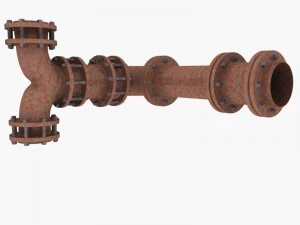 industrial pipes 3D Model