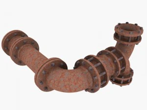 industrial pipes 3D Model