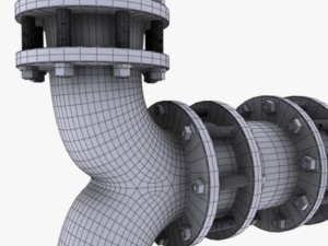 industrial pipes Modèle 3D