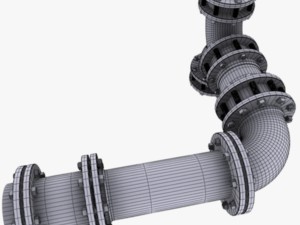 industrial pipes Modèle 3D