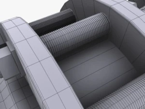 industrial pipes 3D Model