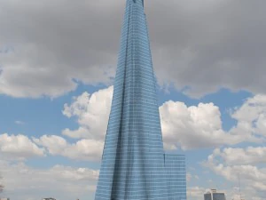 शार्ड बिल्डिंग लो पॉली 3D मॉडल