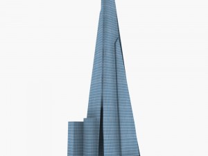 the shard building low poly 3D Model