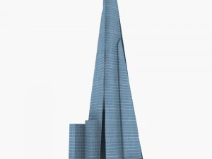 the shard building low poly 3D Model