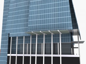 the shard building low poly 3D Model