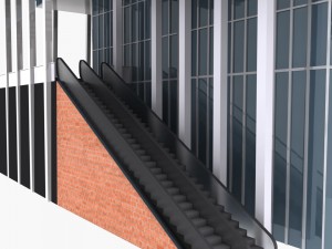 the shard building low poly 3D Model
