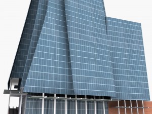 the shard building low poly 3D Model
