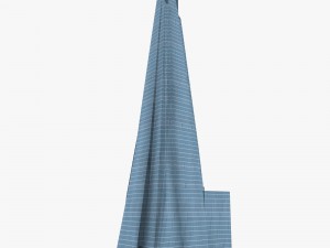 the shard building low poly 3D Model