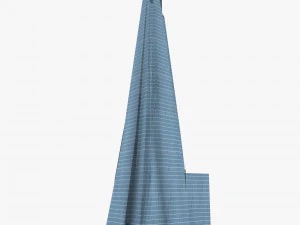 the shard building low poly 3D Model