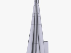 the shard building low poly 3D Model