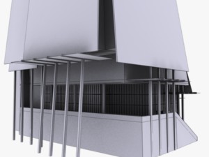 the shard building low poly 3D Model