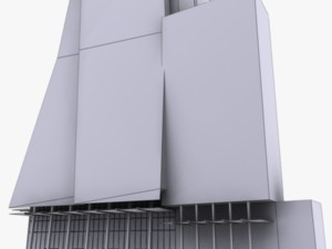 the shard building low poly 3D Model