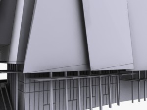 the shard building low poly 3D Model