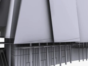 the shard building low poly 3D Model