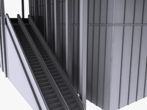 the shard building low poly 3D Model