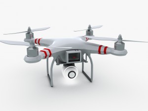 phantom quad copter 3D-Modell