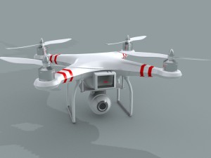 phantom quad copter 3D-Modell