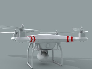 phantom quad copter 3D-Modell