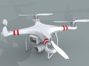 phantom quad copter 3D-Modell