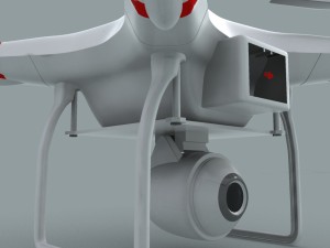 phantom quad copter 3D-Modell
