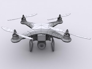 phantom quad copter 3D-Modell